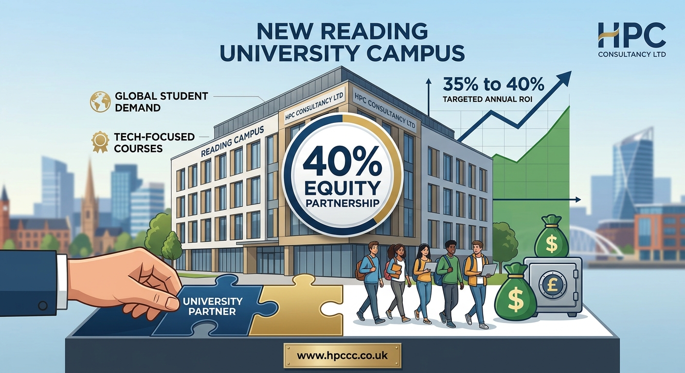40% Equity Partnership in New Reading University Campus, seeking Spain Investor